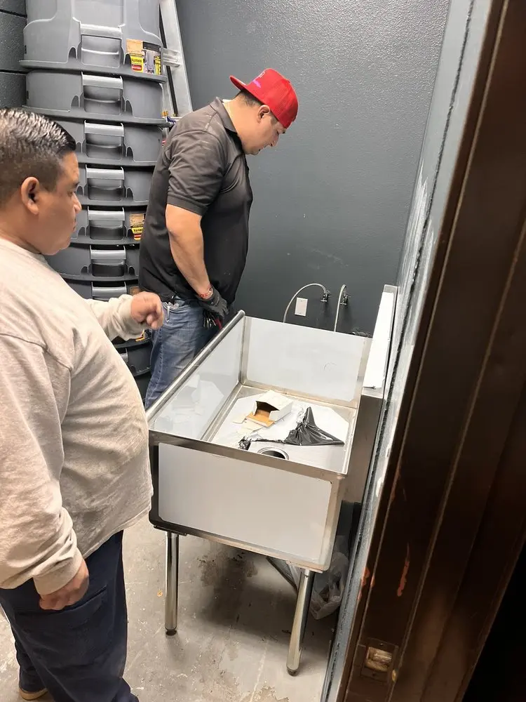 Commercial plumbing and sink installation in Jamul