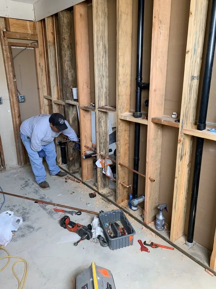 Commercial rough-in plumbing for Gas Line Repair in Jamul